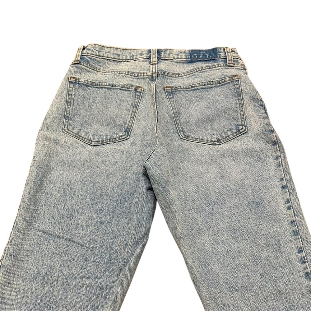Vintage Abercrombie & Fitch Y2K Blue Denim Jeans Mens 28x31 High Rise Straight - Picture 5 of 8